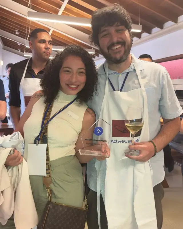 Gabriela, parceira premiada ActiveCampaign